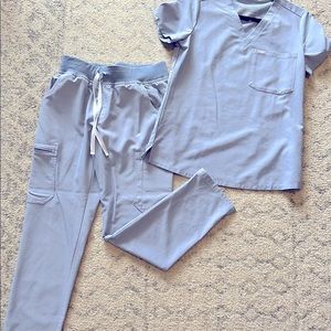 EXTRA SMALL FIGS SET! Catarina 1pocket top. Yola2.0 high waist bottoms